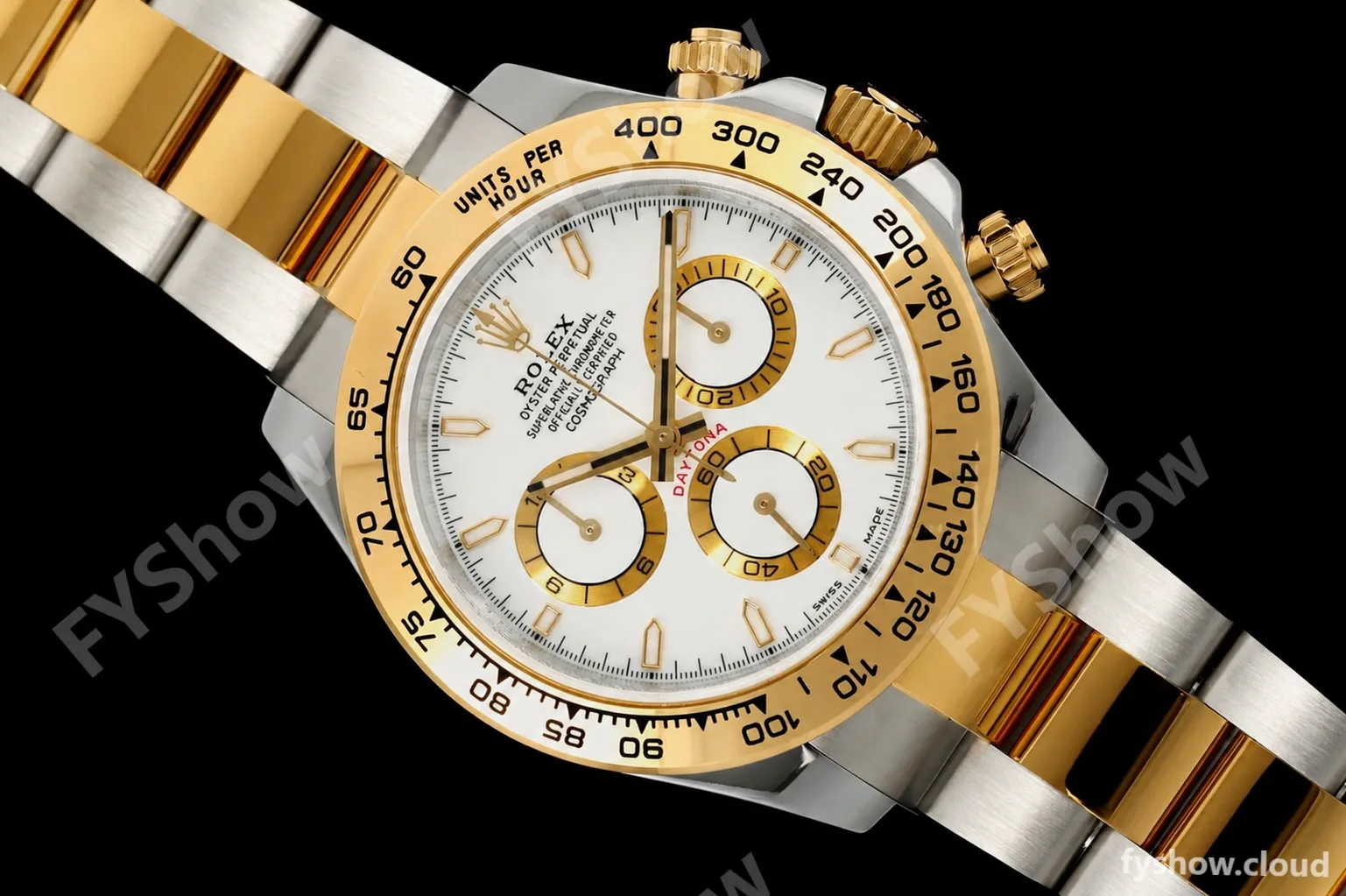 Rolex - Daytona 126503 40mm Gain Weight YG/SS Wht/Stk QF V6 SH4131 - Image 26