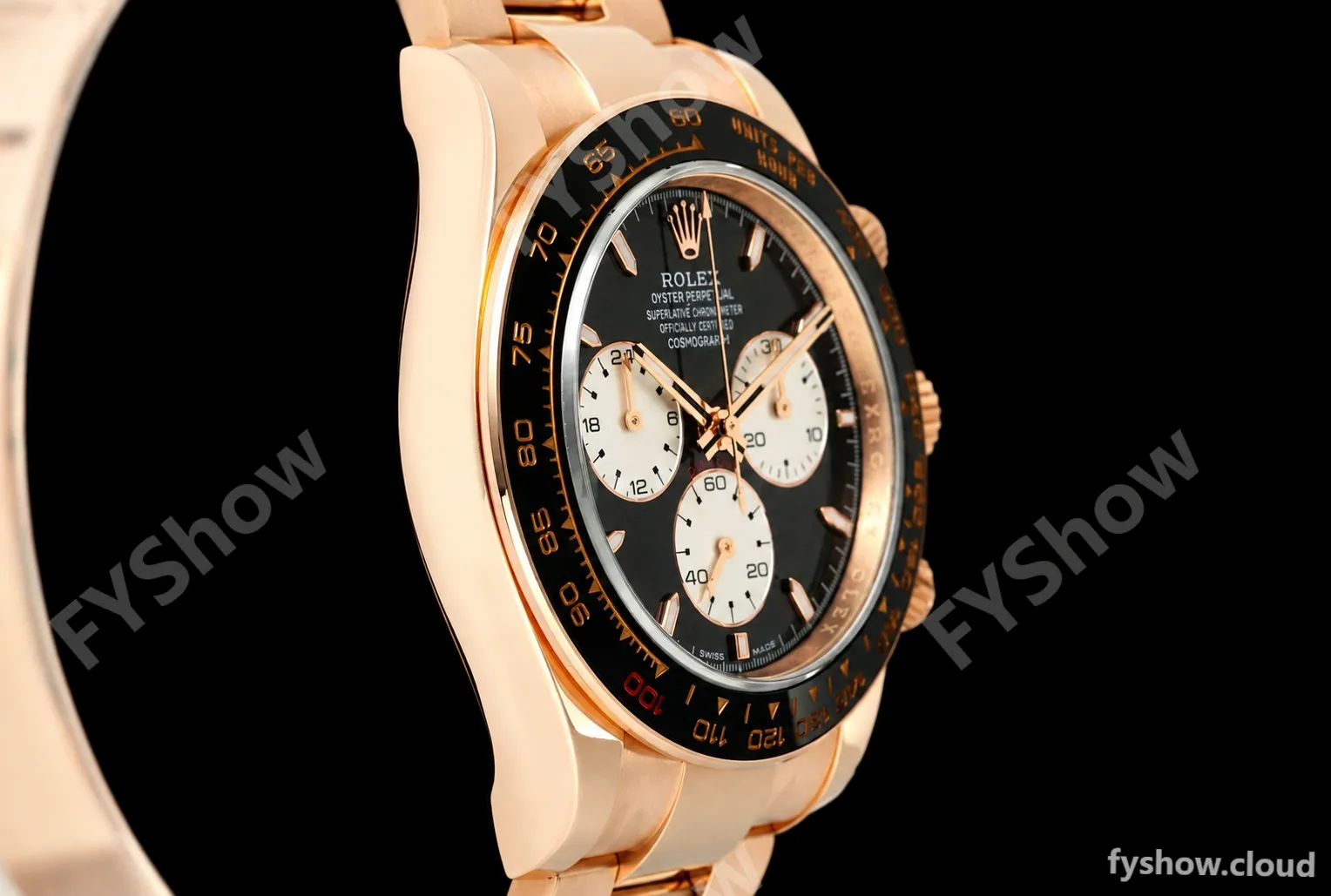 Rolex - Daytona 126525LN Le Mans 40mm 904L Gain Weight RG/RG Blk/Wht/Stk QF V9 SH4132 - Image 2