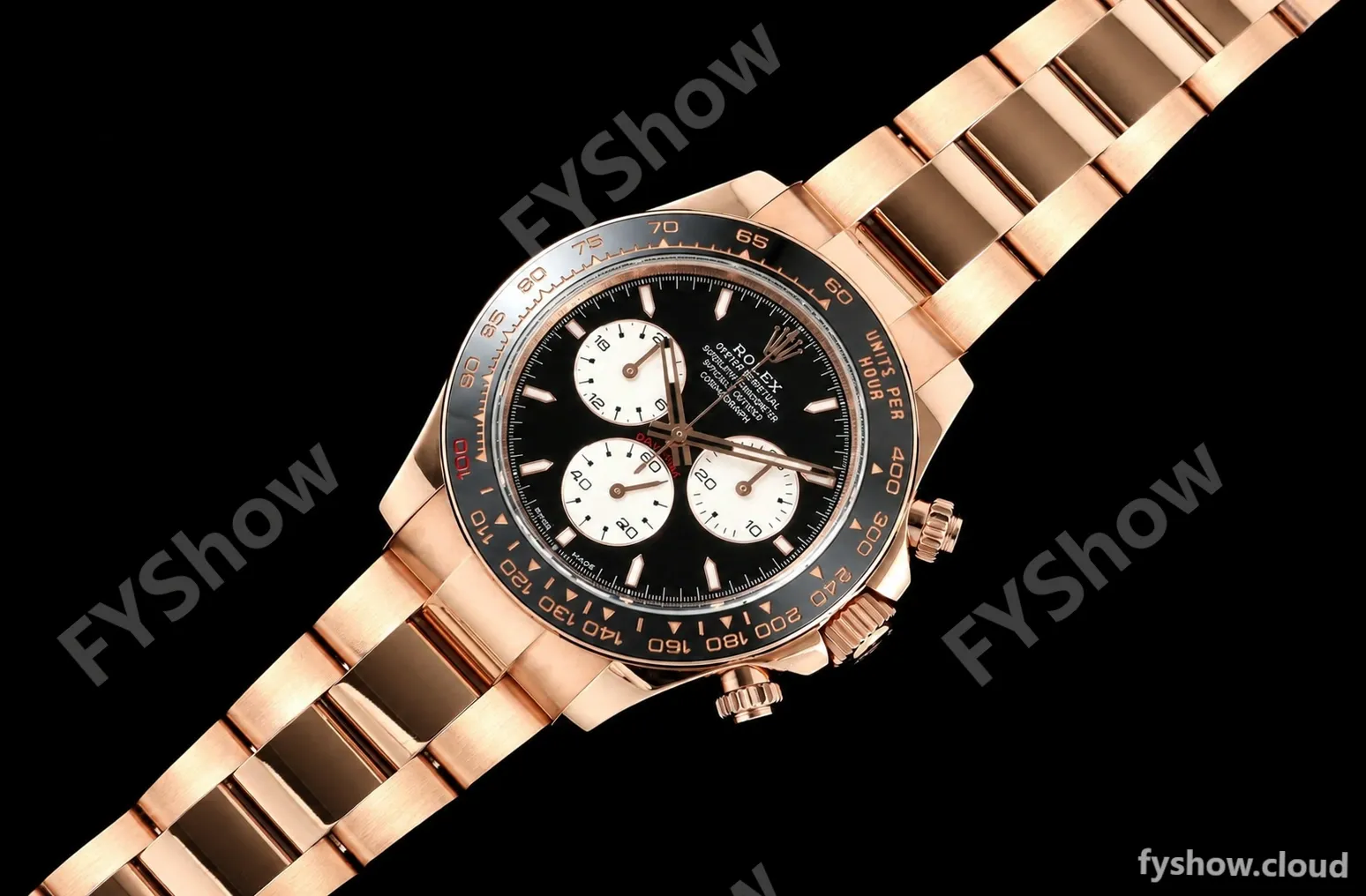 Rolex - Daytona 126525LN Le Mans 40mm 904L Gain Weight RG/RG Blk/Wht/Stk QF V9 SH4132 - Image 27