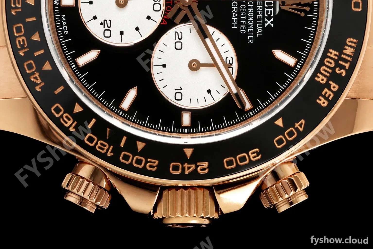 Rolex - Daytona 126525LN Le Mans 40mm 904L Gain Weight RG/RG Blk/Wht/Stk QF V9 SH4132 - Image 3