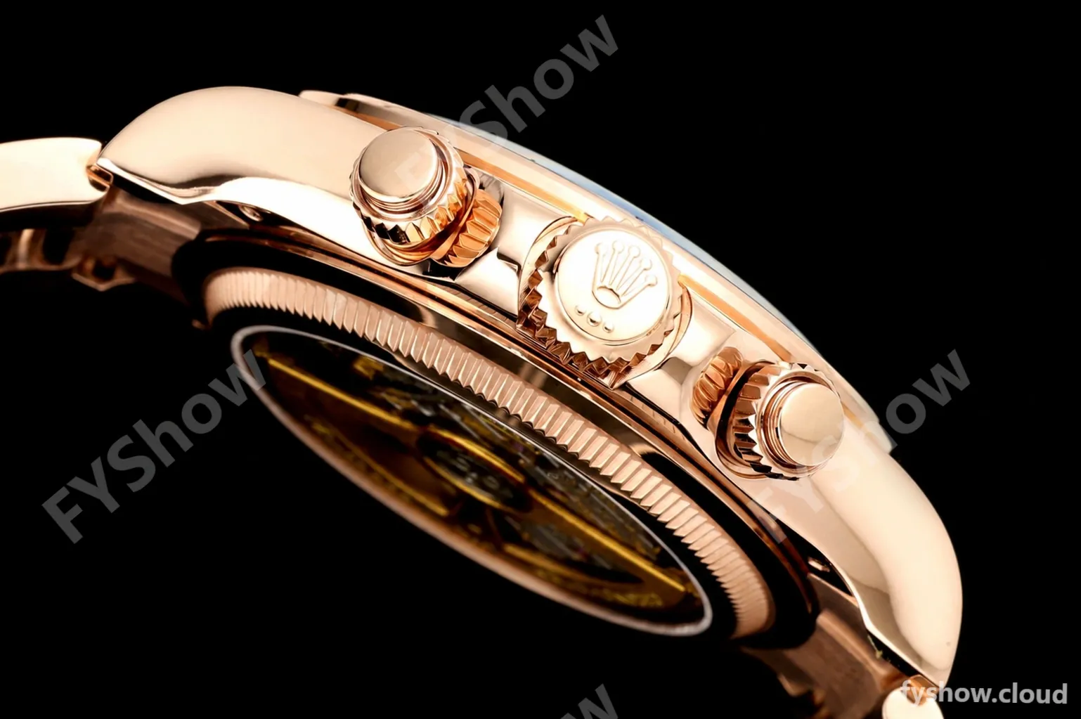 Rolex - Daytona 126525LN Le Mans 40mm 904L Gain Weight RG/RG Blk/Wht/Stk QF V9 SH4132 - Image 4