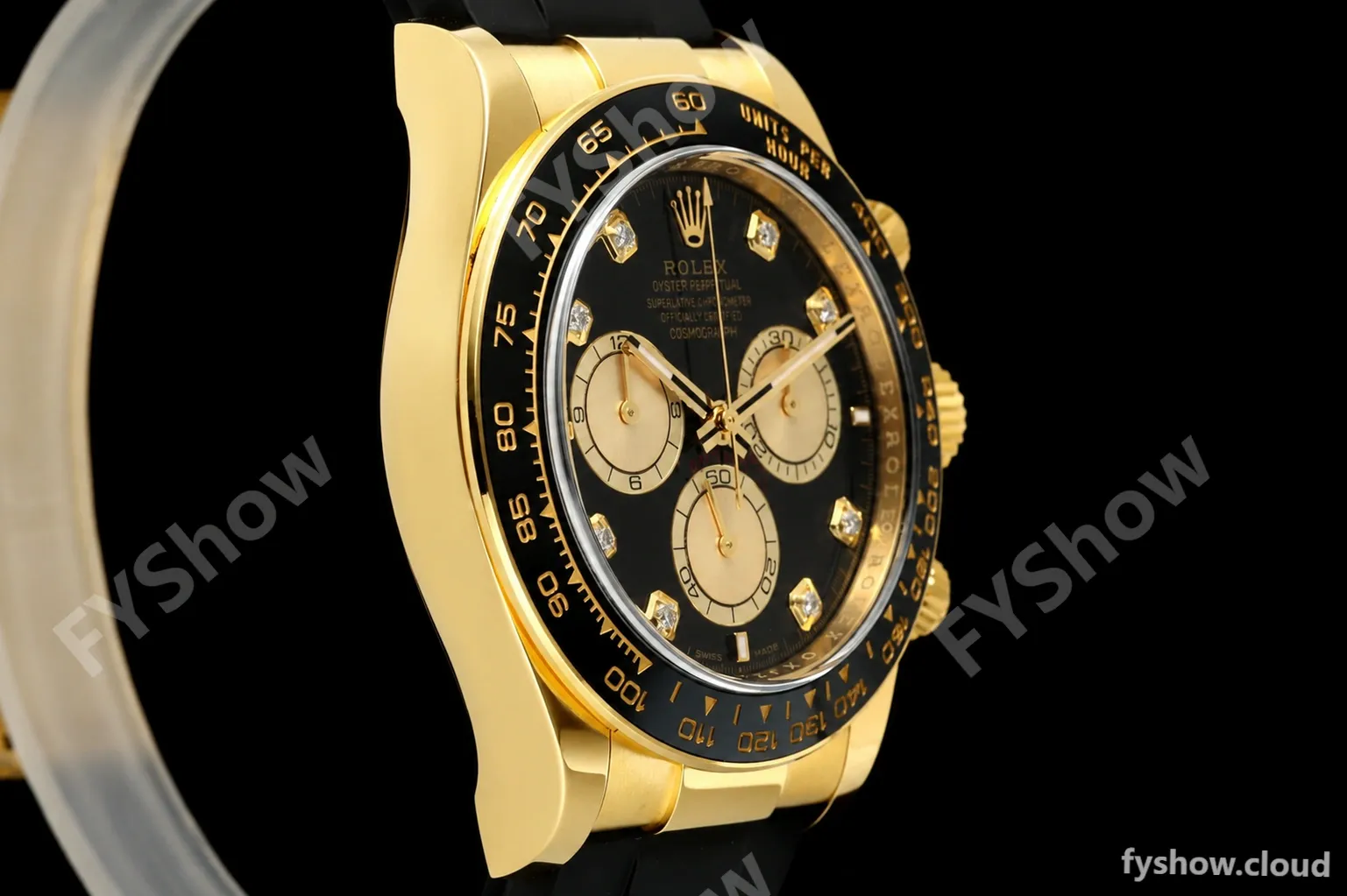 Rolex - Daytona 126518 40mm 904L Ceramic YG/RU Blk/Gold/Dia Clean SH4131 - Image 2