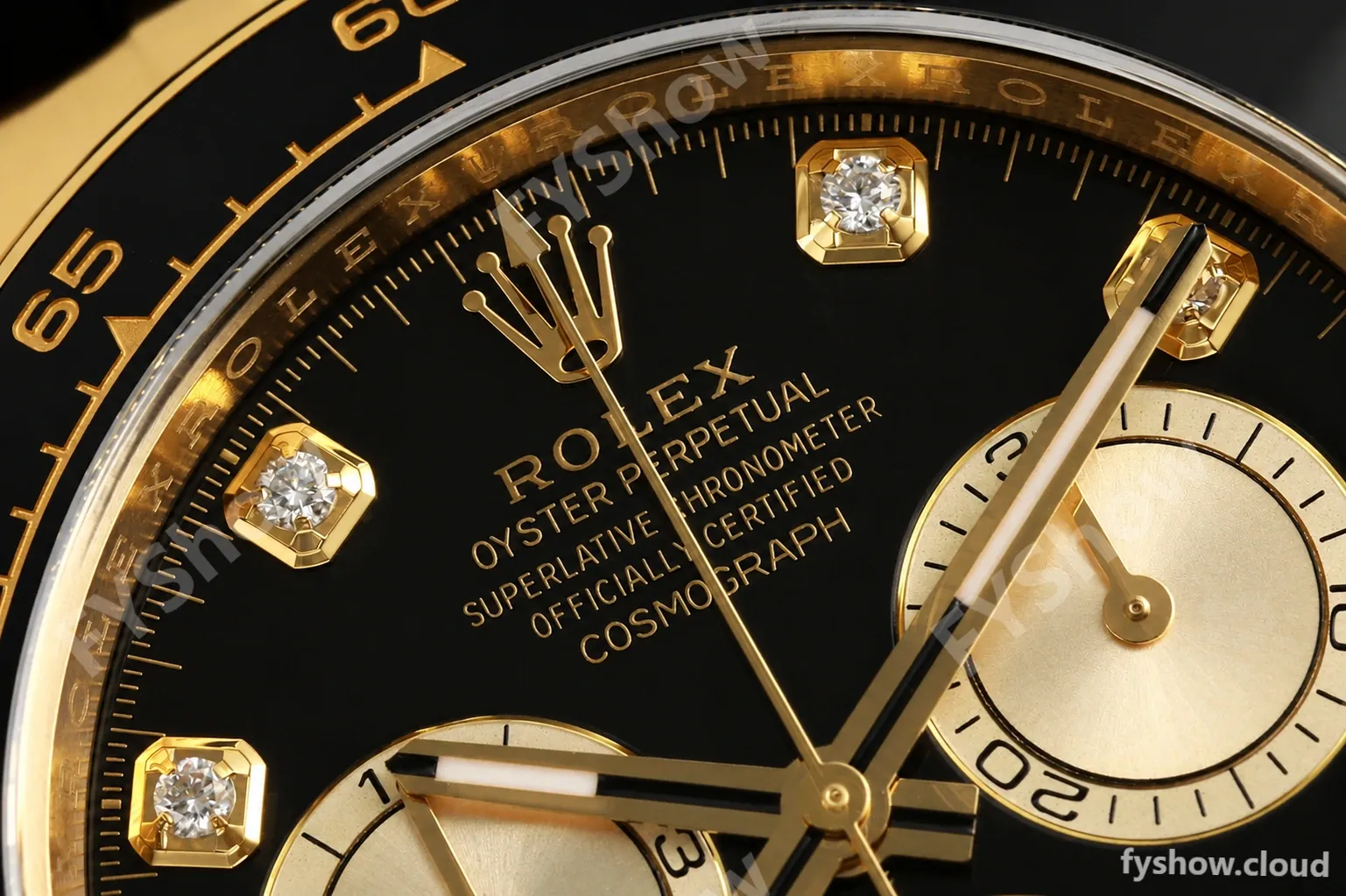 Rolex - Daytona 126518 40mm 904L Ceramic YG/RU Blk/Gold/Dia Clean SH4131 - Image 26