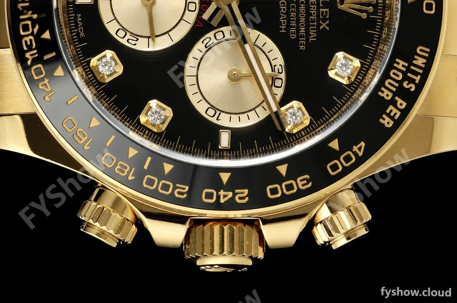 Rolex - Daytona 126518 40mm 904L Ceramic YG/RU Blk/Gold/Dia Clean SH4131 - Image 3