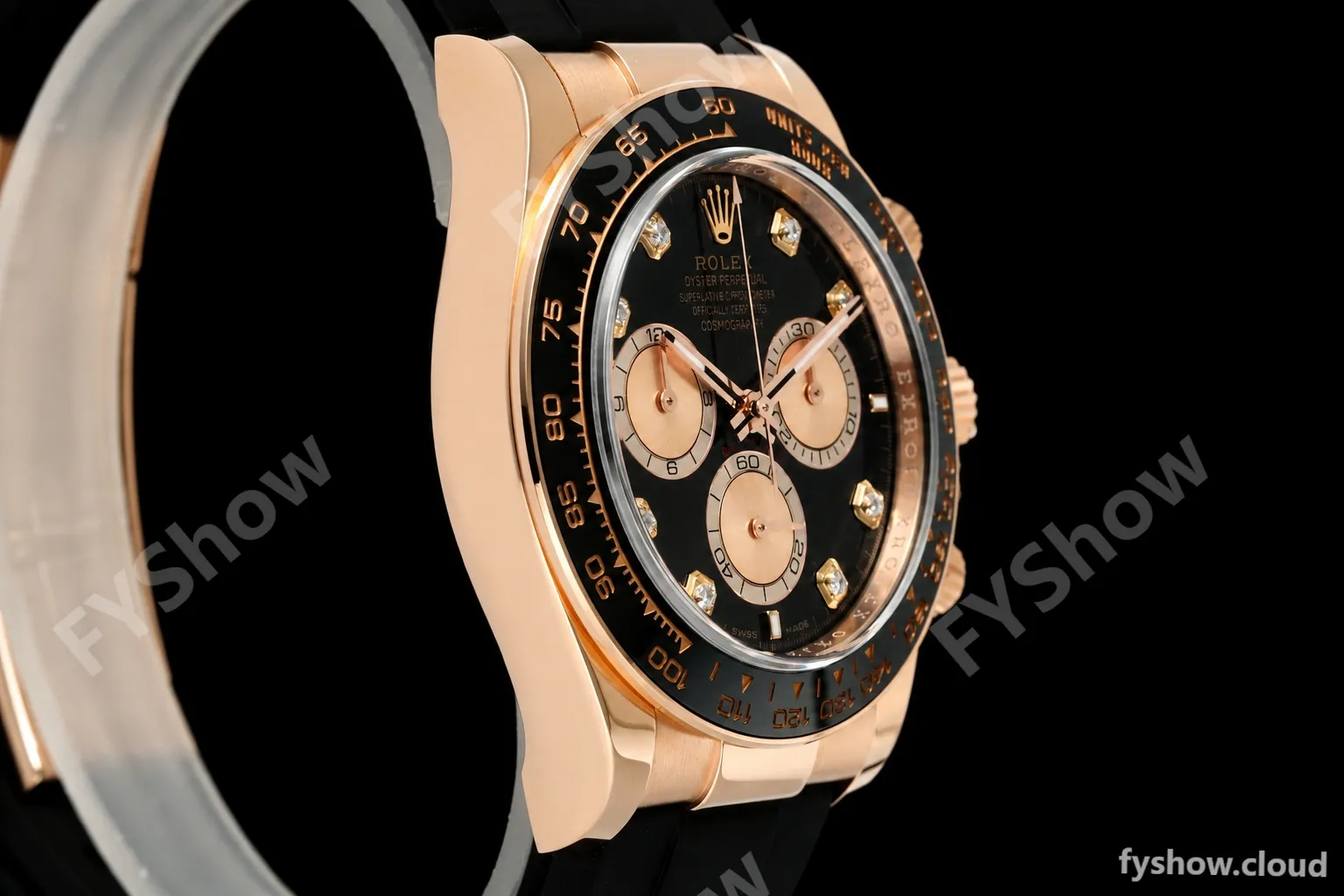 Rolex - Daytona 126515LN 40mm 904L Ceramic RG/RU Black/Dia ARF DD4131 - Image 2