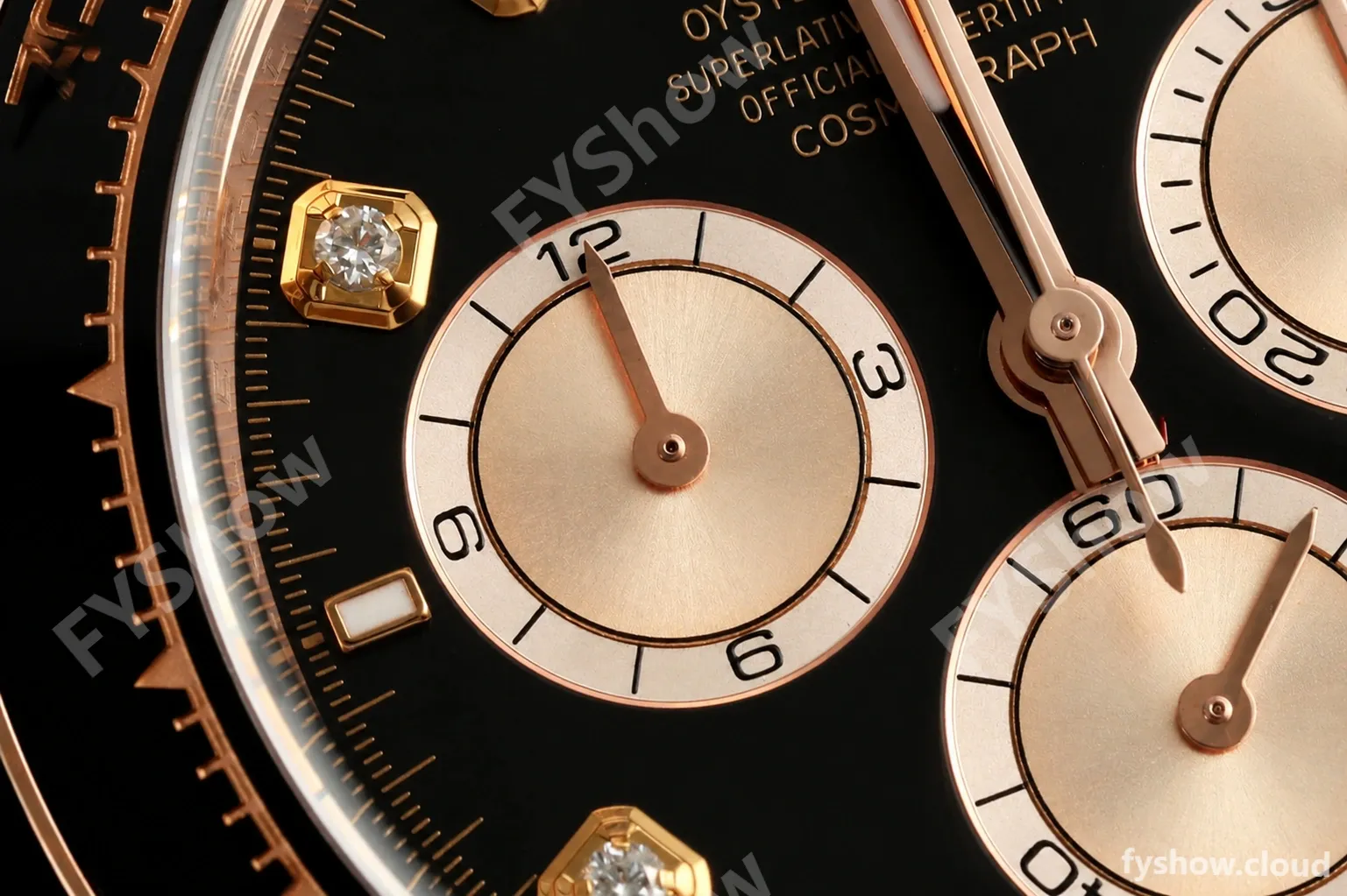 Rolex - Daytona 126515LN 40mm 904L Ceramic RG/RU Black/Dia ARF DD4131 - Image 25