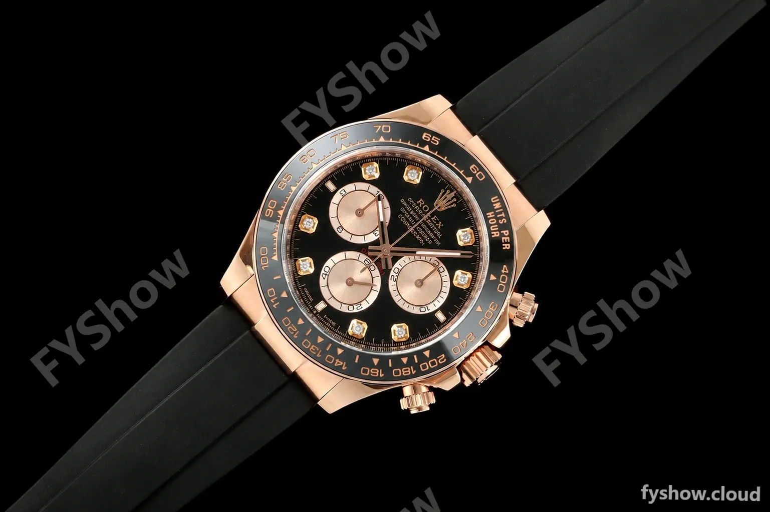 Rolex - Daytona 126515LN 40mm 904L Ceramic RG/RU Black/Dia ARF DD4131 - Image 26