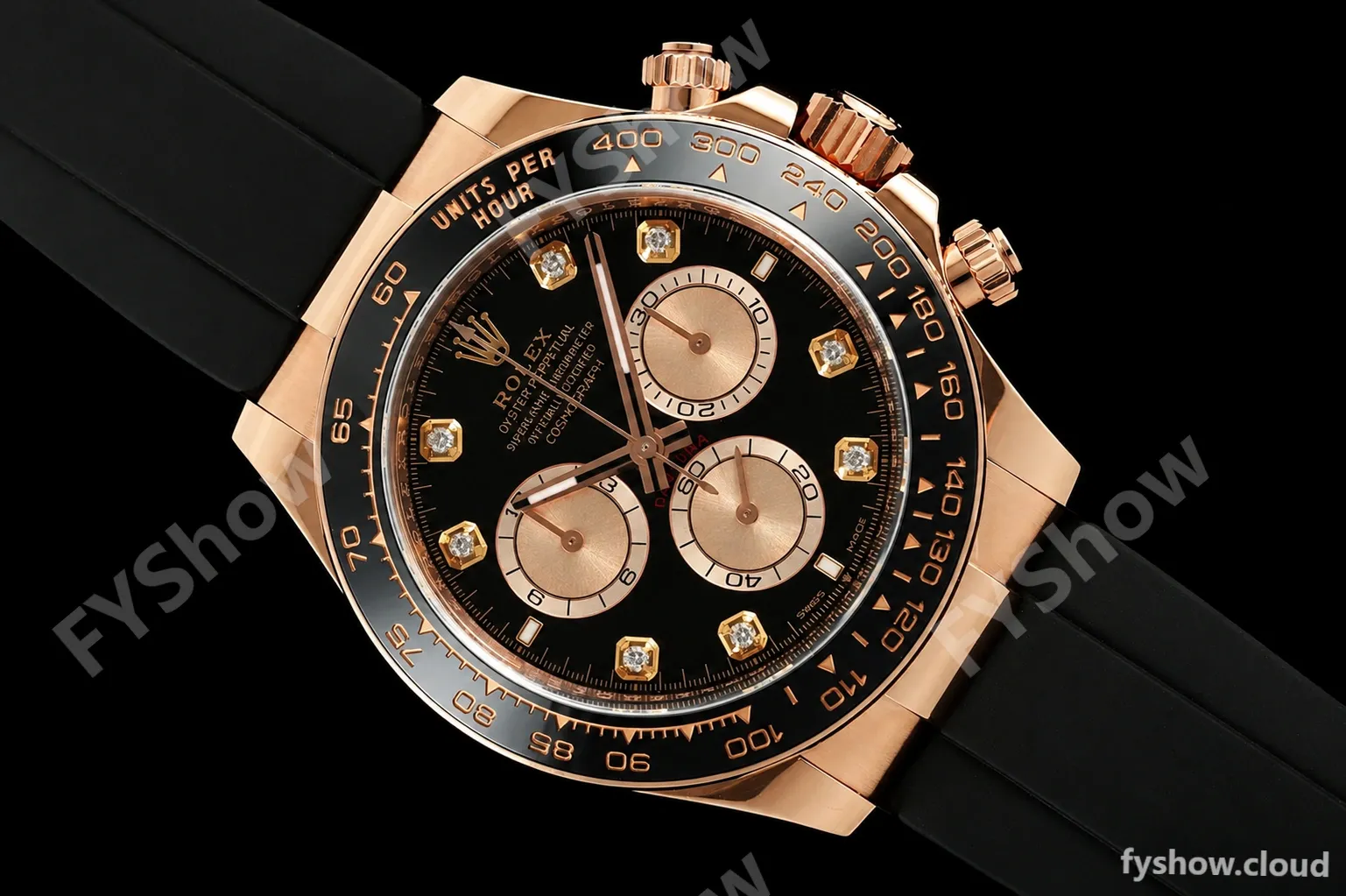 Rolex - Daytona 126515LN 40mm 904L Ceramic RG/RU Black/Dia ARF DD4131 - Image 27