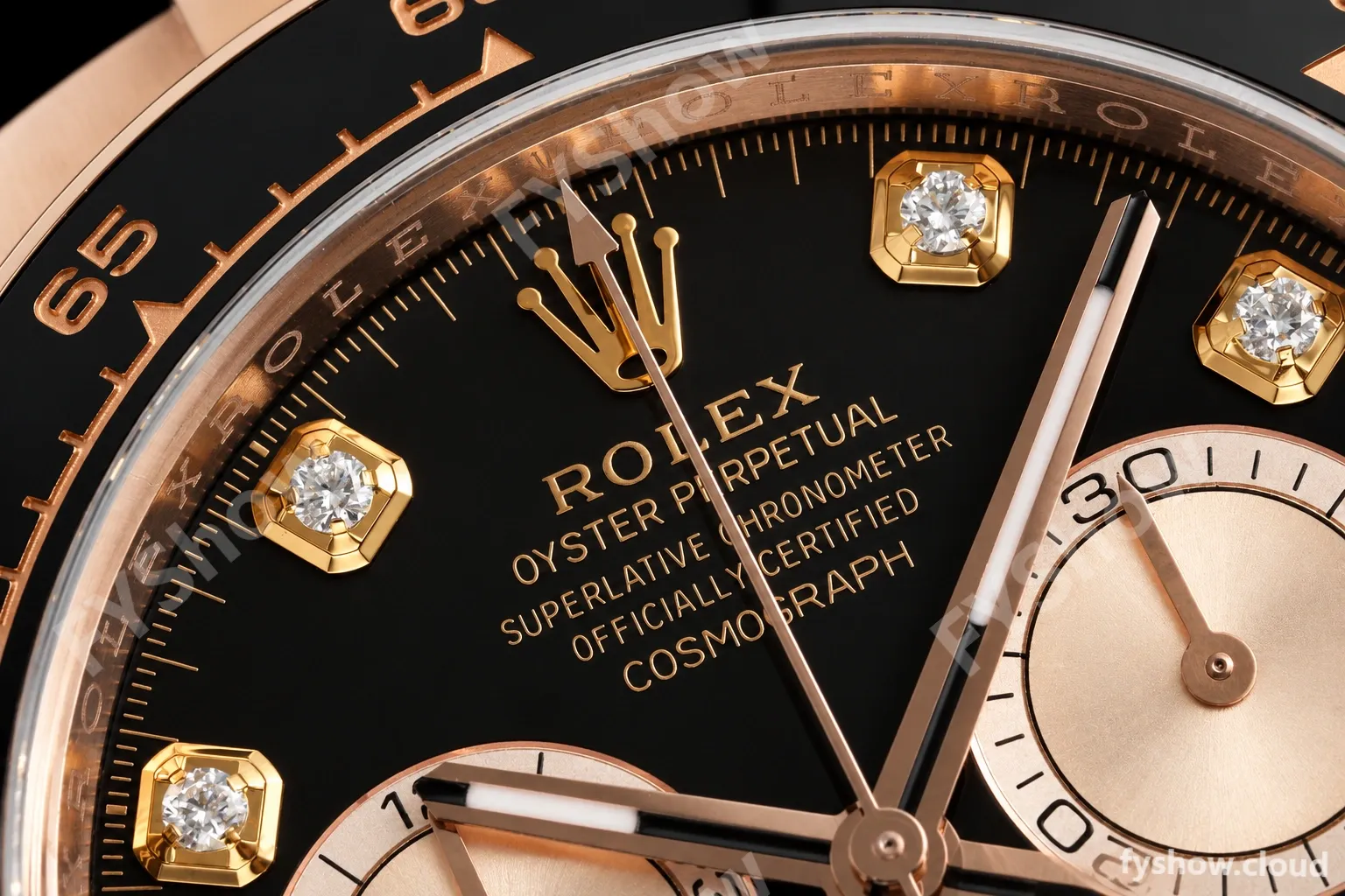 Rolex - Daytona 126515LN 40mm 904L Ceramic RG/RU Black/Dia ARF DD4131 - Image 4
