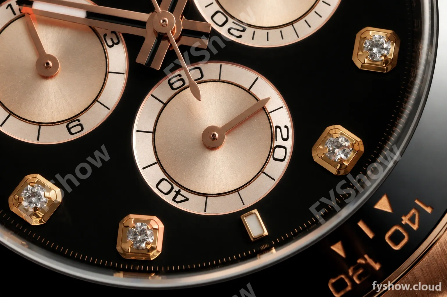 Rolex - Daytona 126515LN 40mm 904L Ceramic RG/RU Black/Dia ARF DD4131 - Image 5