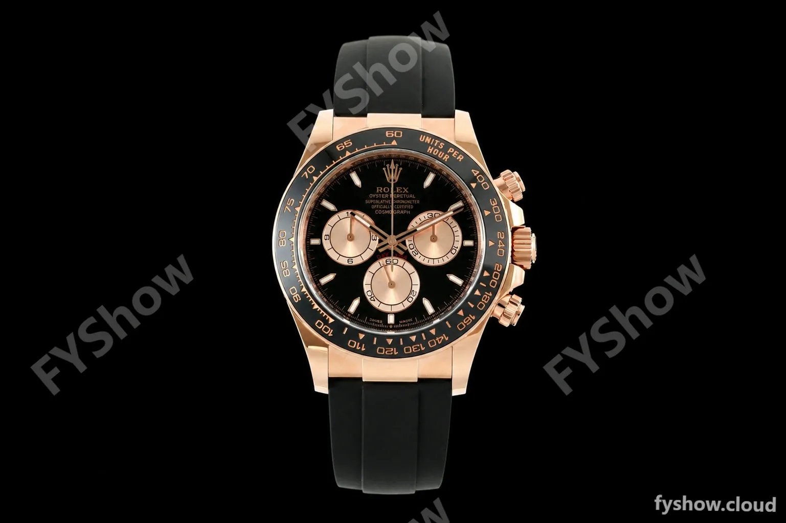 Rolex - Daytona 126515LN 40mm 904L Ceramic RG/RU Black/Stk ARF DD4131