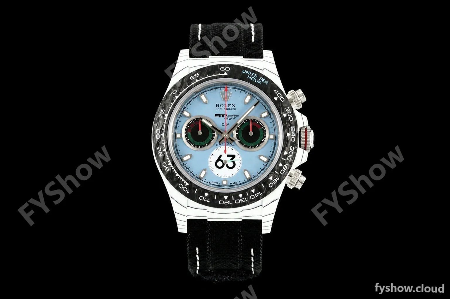 Rolex - Daytona 40mm DiW Porsche 911 S/T White Carbon Fiber FC/NY Blue Dial DIWF DD4801
