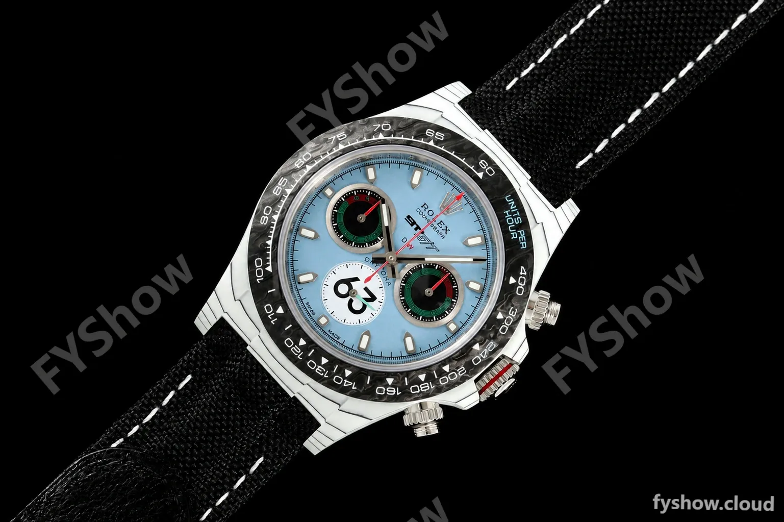 Rolex - Daytona 40mm DiW Porsche 911 S/T White Carbon Fiber FC/NY Blue Dial DIWF DD4801 - Image 13