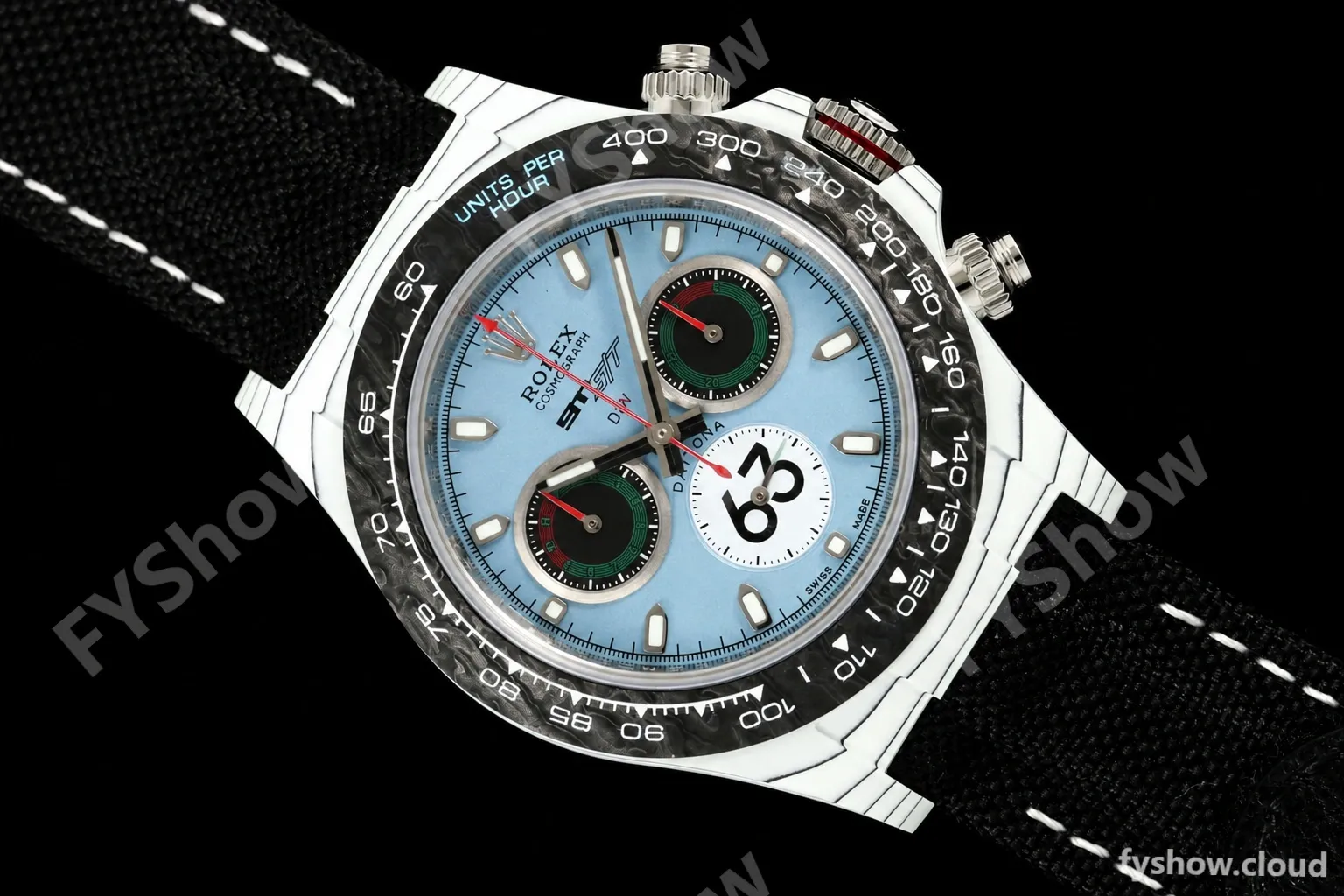 Rolex - Daytona 40mm DiW Porsche 911 S/T White Carbon Fiber FC/NY Blue Dial DIWF DD4801 - Image 14