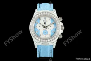 Rolex - Daytona 40mm DiW Leandro Paredes White Carbon Fiber FC/DIA/NY Baby Blue Dial DIWF DD4801