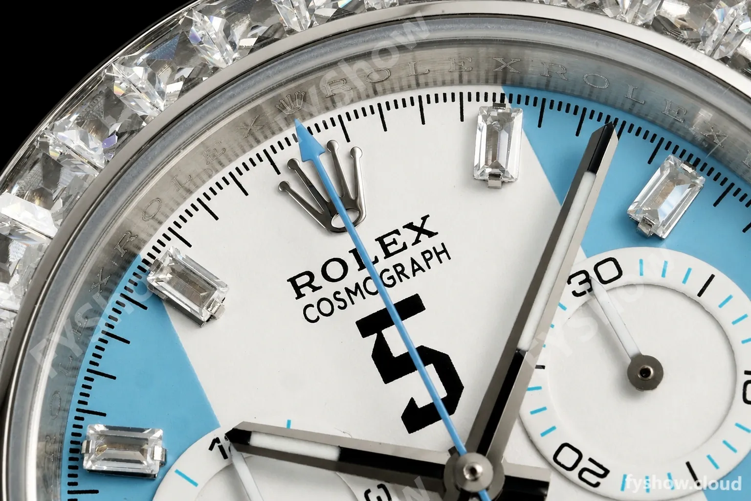 Rolex - Daytona 40mm DiW Leandro Paredes White Carbon Fiber FC/DIA/NY Baby Blue Dial DIWF DD4801 - Image 11