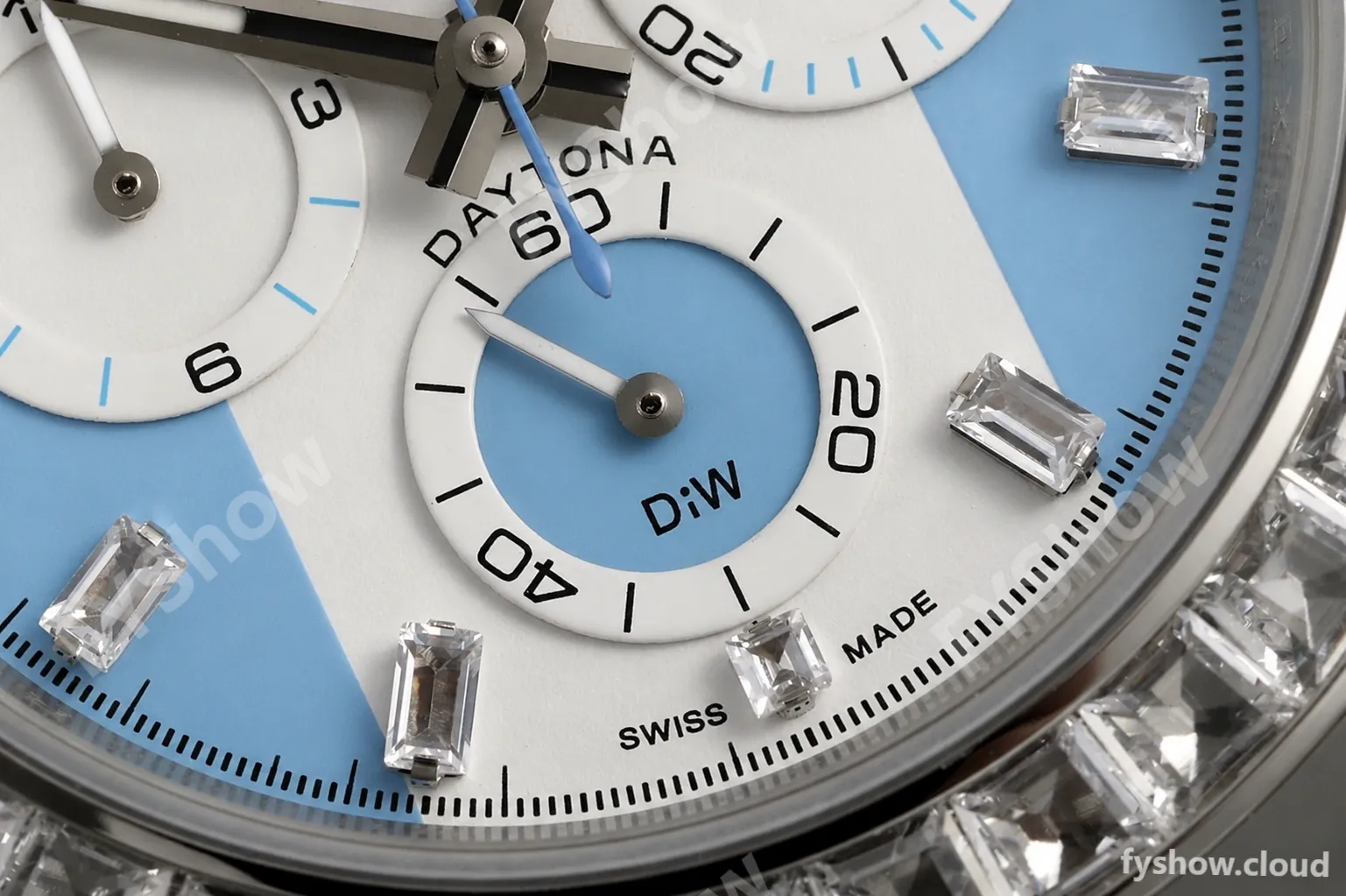 Rolex - Daytona 40mm DiW Leandro Paredes White Carbon Fiber FC/DIA/NY Baby Blue Dial DIWF DD4801 - Image 12