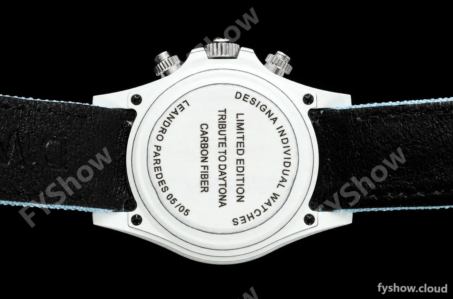 Rolex - Daytona 40mm DiW Leandro Paredes White Carbon Fiber FC/DIA/NY Baby Blue Dial DIWF DD4801 - Image 4