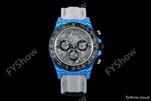 Rolex - Daytona 40mm DiW Liquid Titanium Dial Blue Carbon Fiber FC/NY Grey Arabic Dial DIWF DD4801