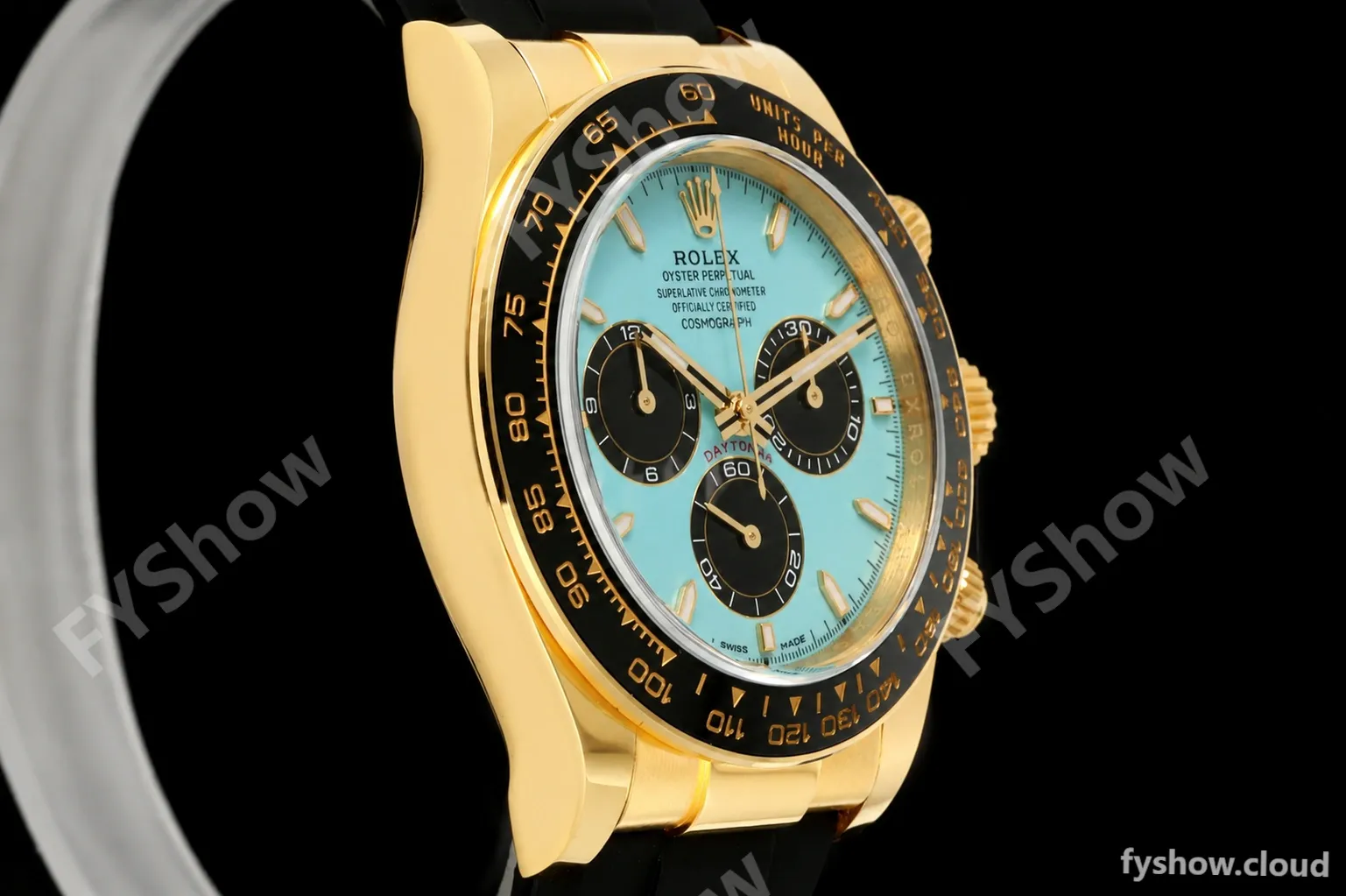 Daytona 126518LN 40mm Gain Weight CER/YG/RU Blu/Blk/Stk Turquoise Dial ARF DD4131 - Image 2
