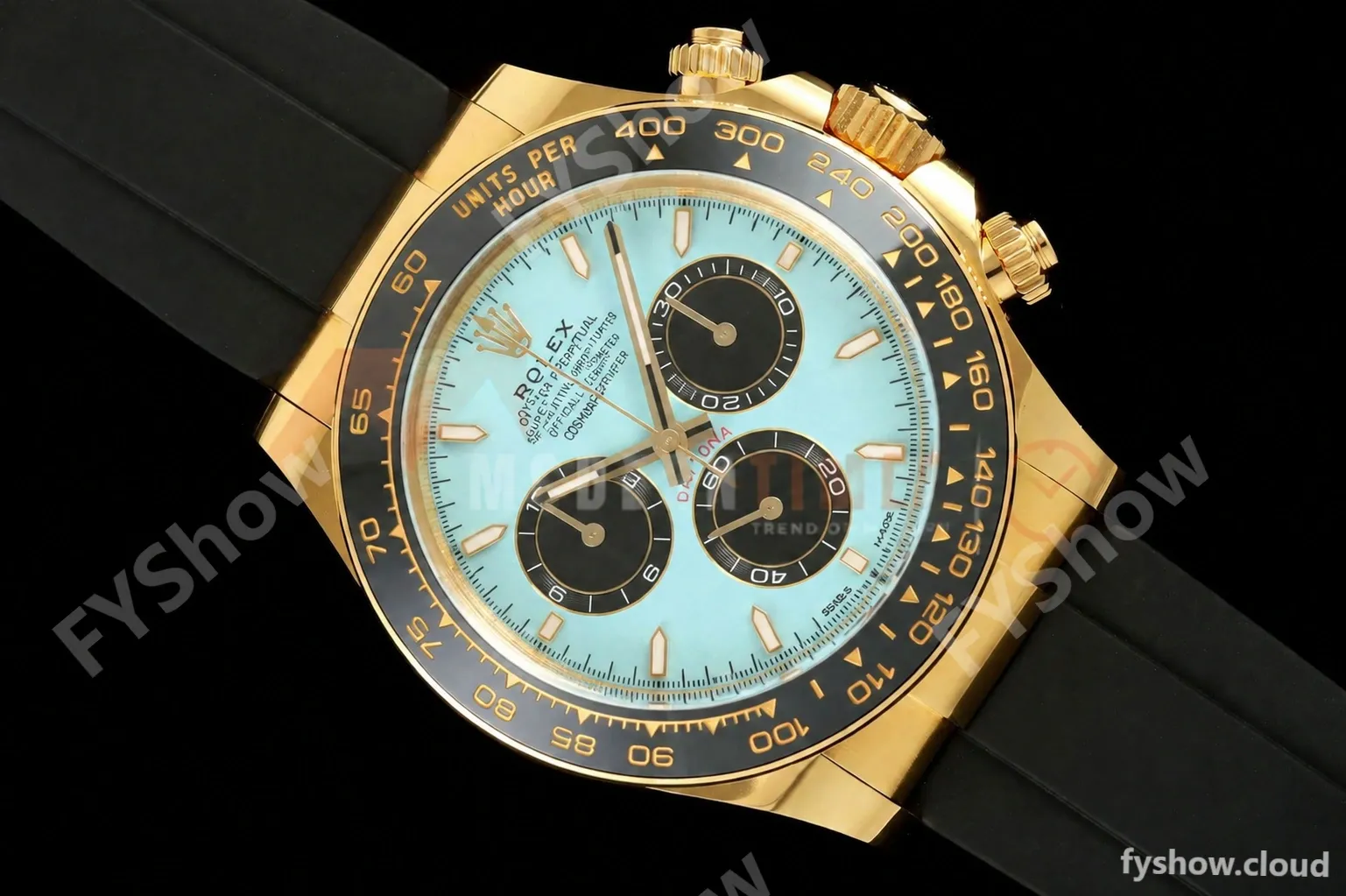 Daytona 126518LN 40mm Gain Weight CER/YG/RU Blu/Blk/Stk Turquoise Dial ARF DD4131 - Image 24