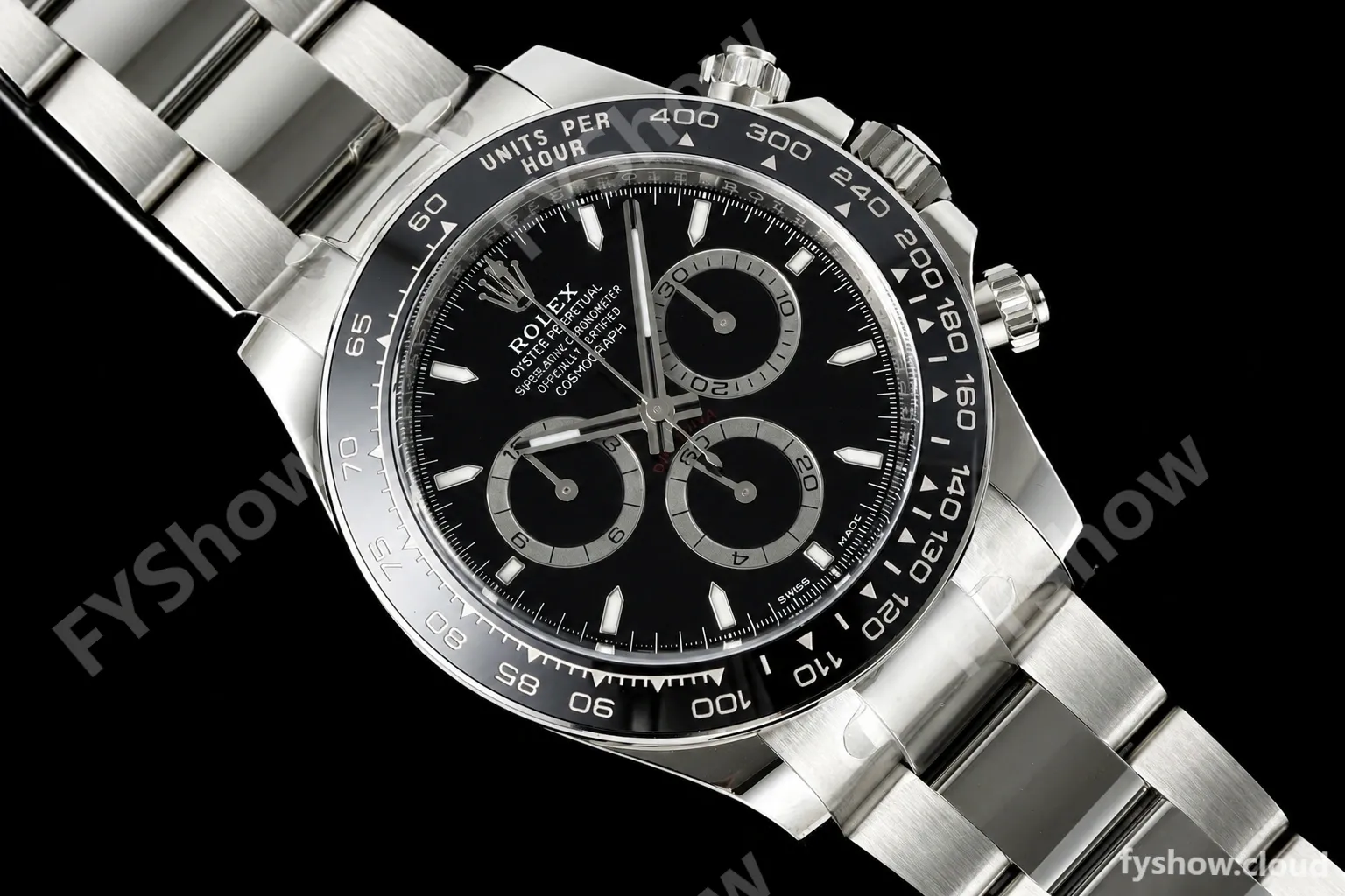 Rolex - Daytona 126500LN 40mm CER 904L SS/SS Black ARF DD4131 - Image 4