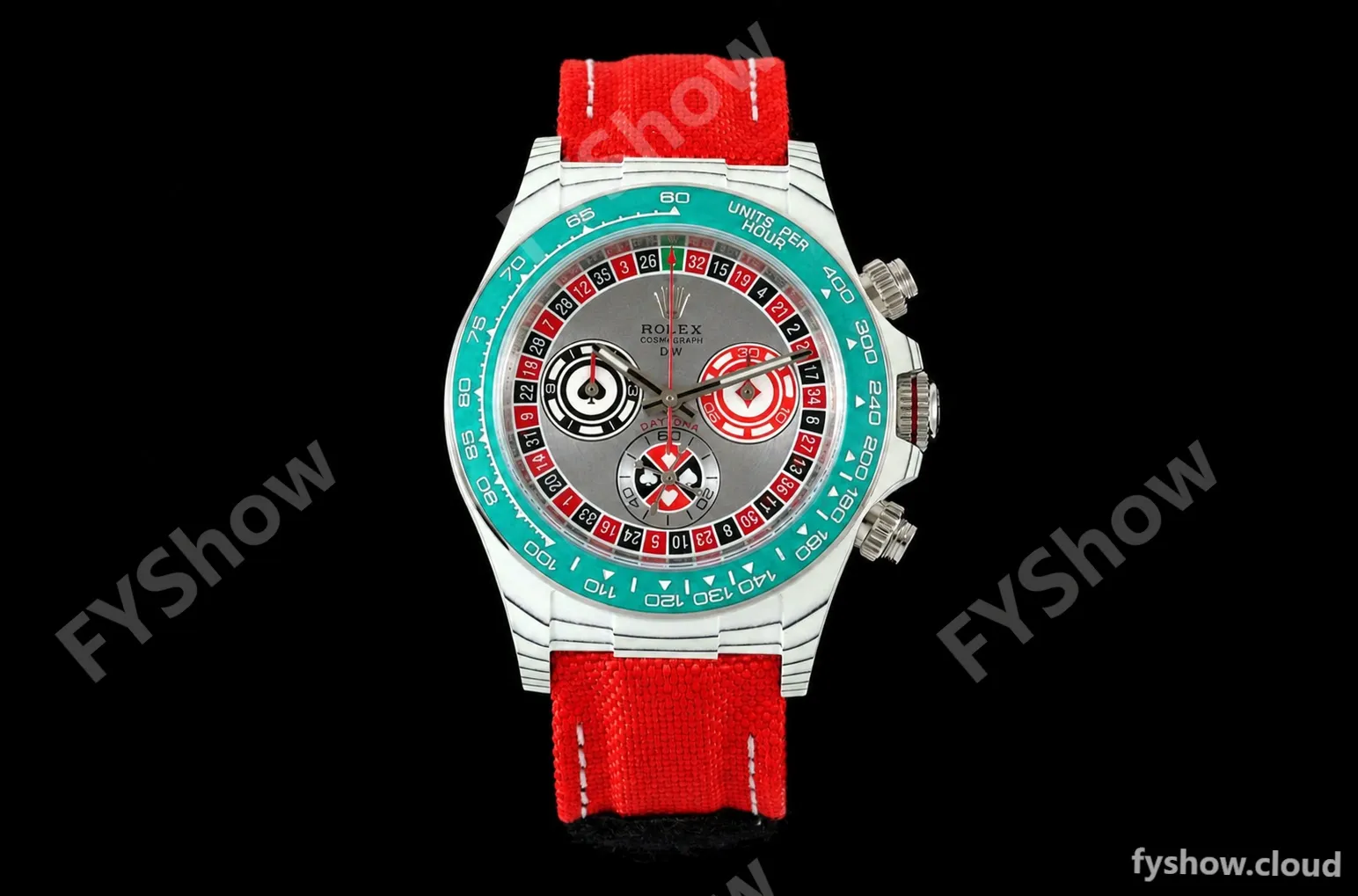 Rolex - Daytona 40mm DiW Lucky Player QF White Carbon Fiber FC/NY Grey Dial DIWF DD4801