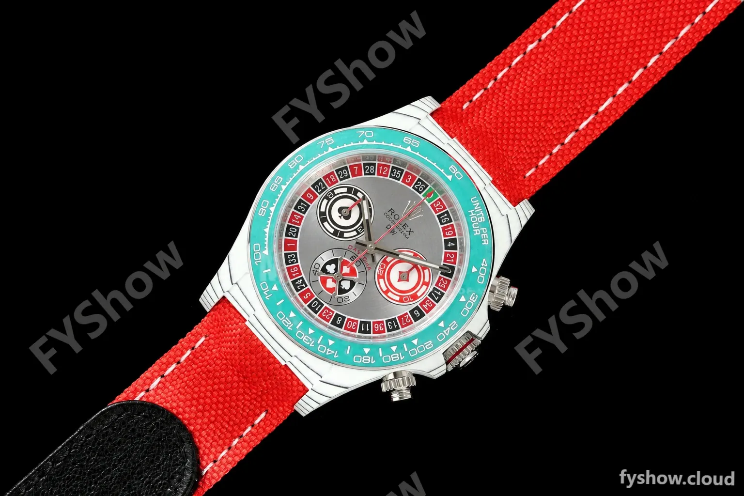 Rolex - Daytona 40mm DiW Lucky Player QF White Carbon Fiber FC/NY Grey Dial DIWF DD4801 - Image 15