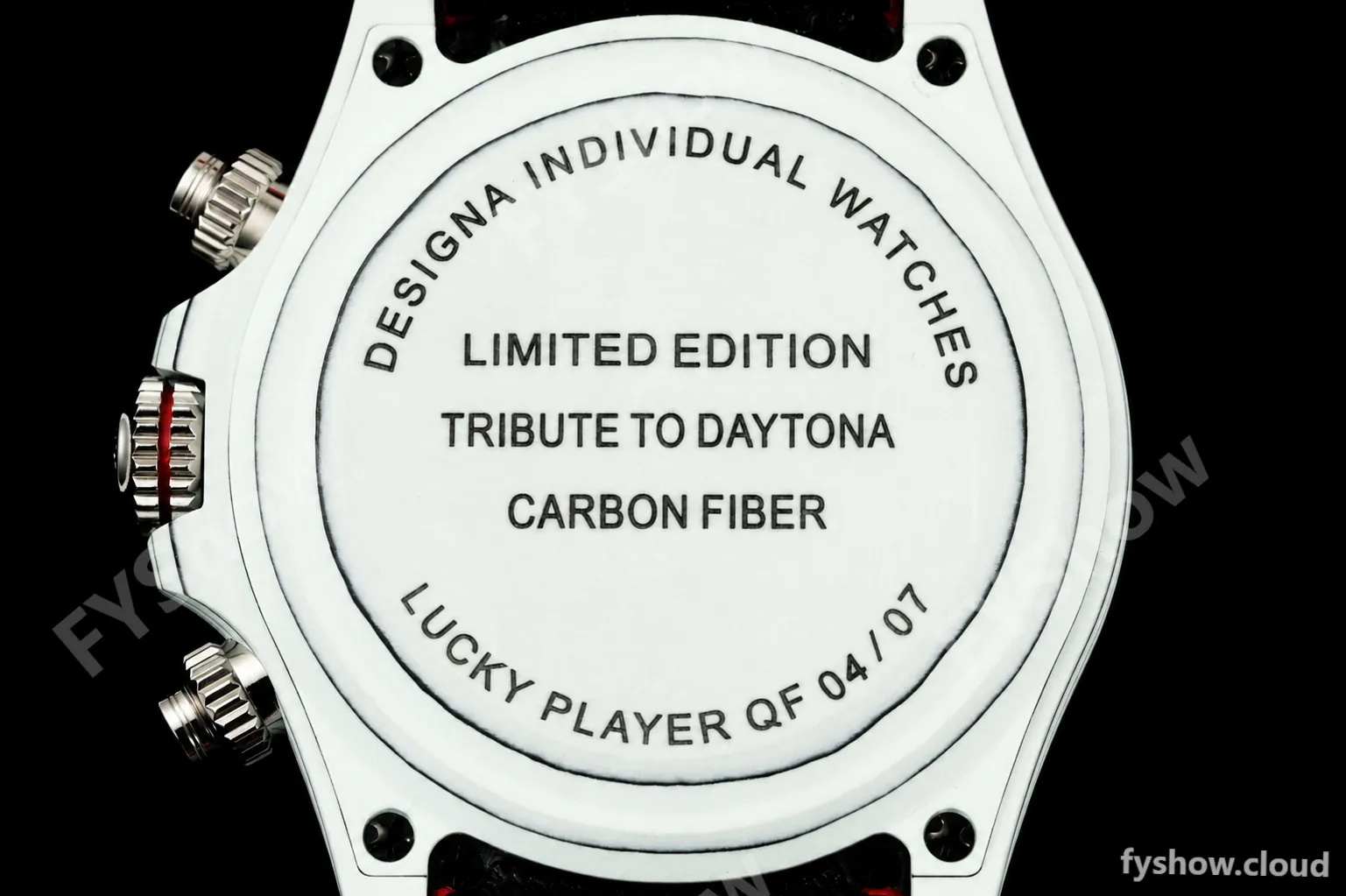 Rolex - Daytona 40mm DiW Lucky Player QF White Carbon Fiber FC/NY Grey Dial DIWF DD4801 - Image 6