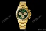 Rolex - Daytona 126508 40mm Gain Weight YG/YG Green/Gold/Stk Clean Plus DD4131