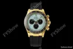 Rolex - Daytona 126518LN 40mm Gain Weight 904L Ceramic YG/RU Turquoise Dial Clean Plus DD4131
