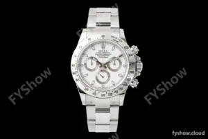 Rolex - Daytona 116520 40mm 904L SS/SS Wht/Stk VSF DD4130
