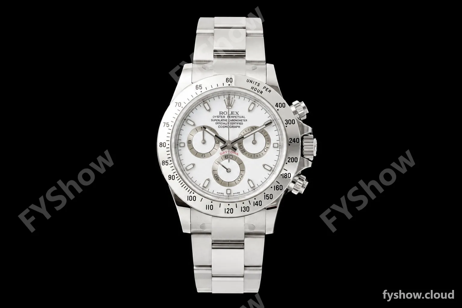 Rolex - Daytona 116520 40mm 904L SS/SS Wht/Stk VSF DD4130