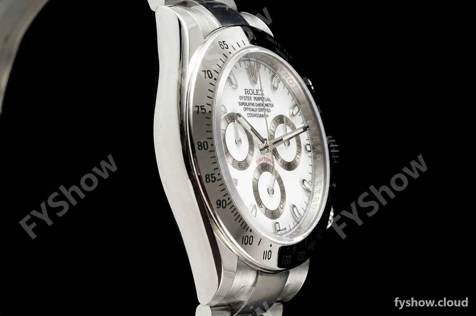 Rolex - Daytona 116520 40mm 904L SS/SS Wht/Stk VSF DD4130 - Image 2