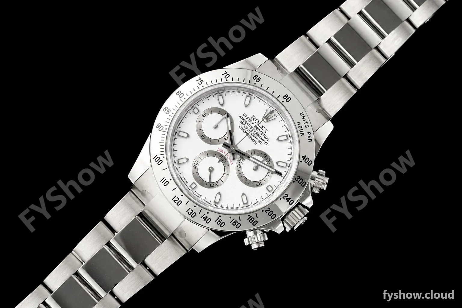 Rolex - Daytona 116520 40mm 904L SS/SS Wht/Stk VSF DD4130 - Image 3