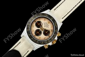 Rolex - Daytona 40mm DIW "Desert Eagle" Edition White Carbon Fiber/NY Sand Color/Arabic Dial DIWF SH4130