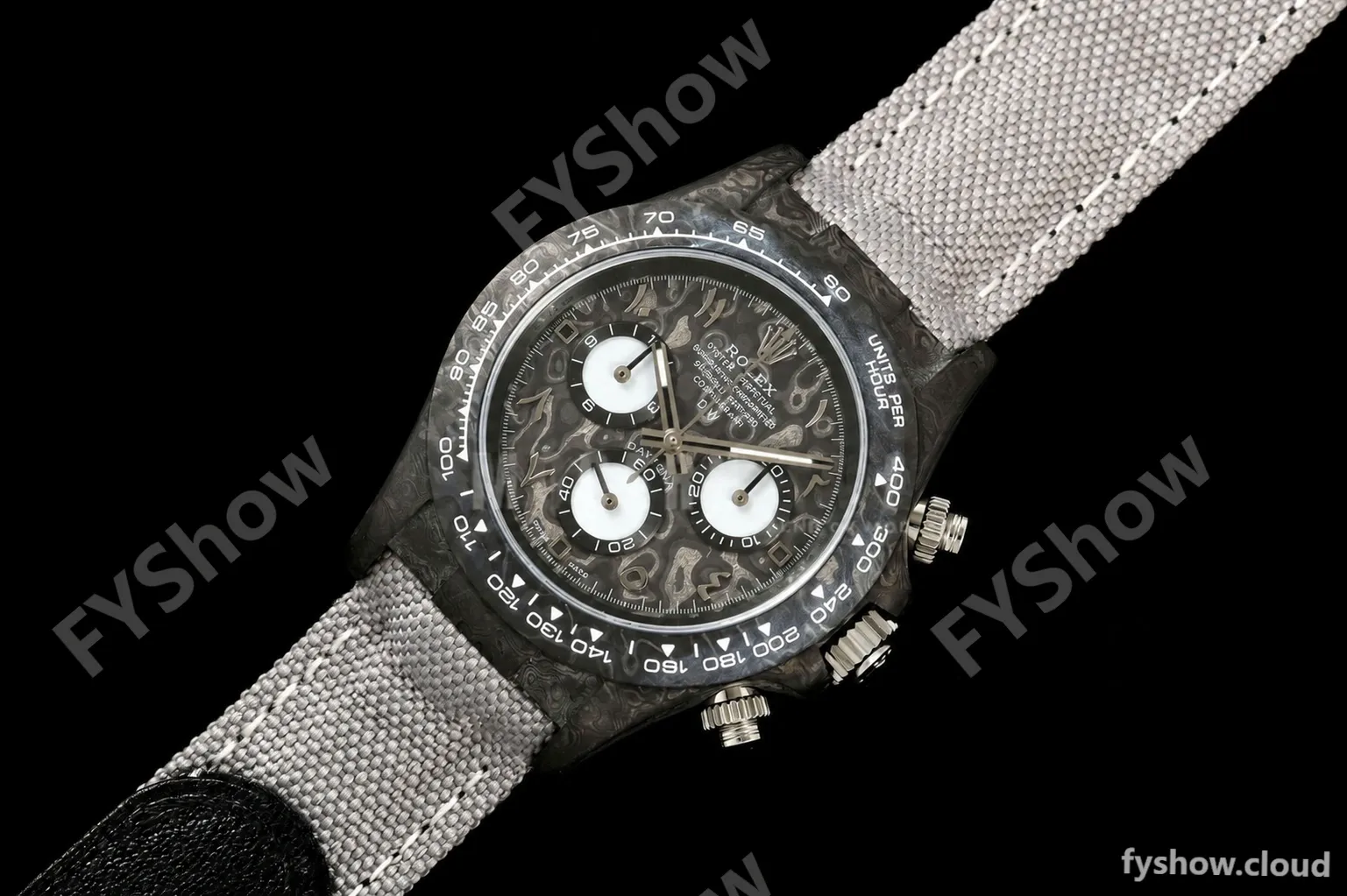 Rolex - Daytona DIW "Avia Grey" Edition 40mm Black Carbon Fiber/NY Grey/Arabic Dial DIWF SH4130