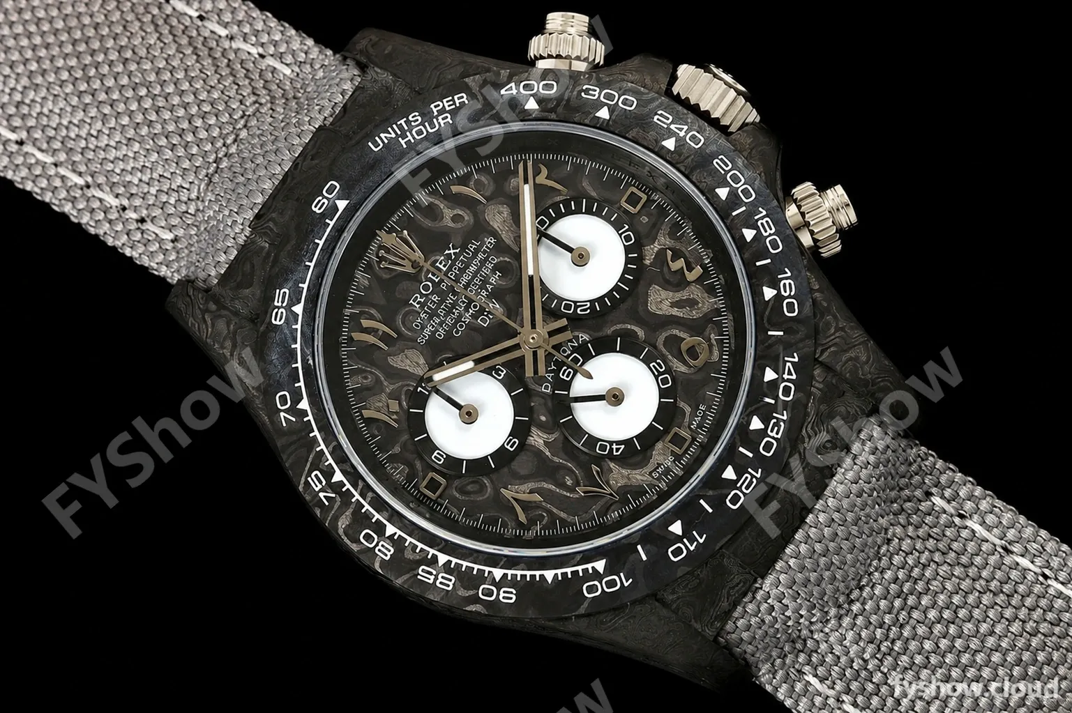 Rolex - Daytona DIW "Avia Grey" Edition 40mm Black Carbon Fiber/NY Grey/Arabic Dial DIWF SH4130 - Image 2