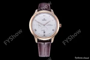Omega - De Ville Prestige Reserve RG/LE Wht/Rm MKF A8810
