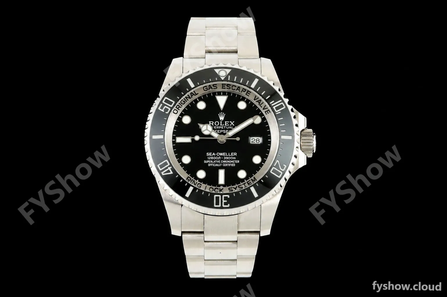 Rolex - Deepsea 126660 44mm 904L Oys SS/SS Black Dial QF VR3235