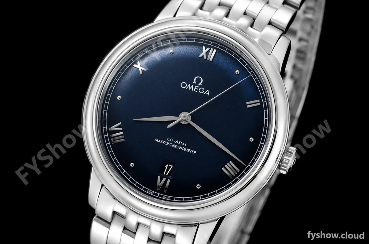 Omega - De Ville Prestige 40mm SS/SS Navy BLSF A8800 - Image 3