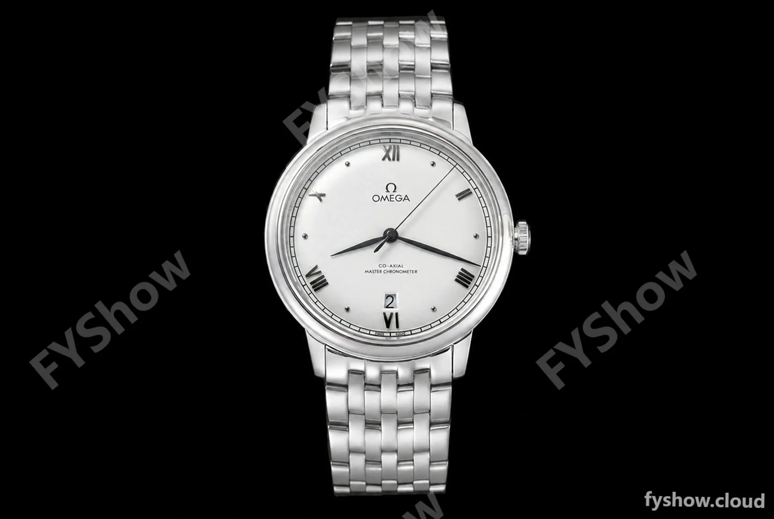 Omega - De Ville Prestige 40mm SS/SS White BLSF A8800