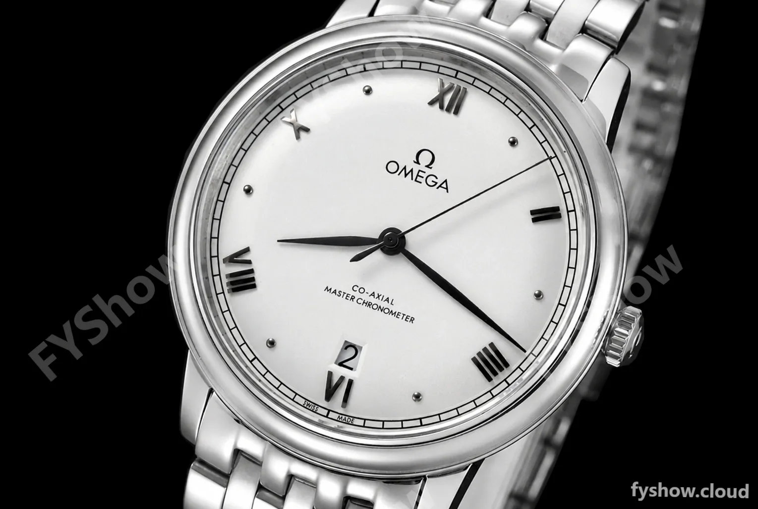 Omega - De Ville Prestige 40mm SS/SS White BLSF A8800 - Image 3