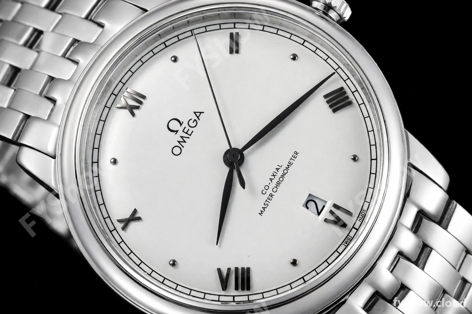 Omega - De Ville Prestige 40mm SS/SS White BLSF A8800 - Image 4