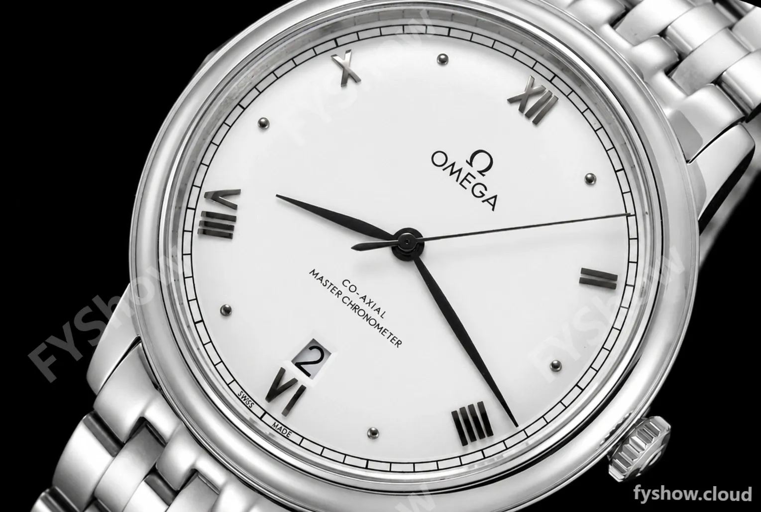 Omega - De Ville Prestige 40mm SS/SS White BLSF A8800 - Image 5