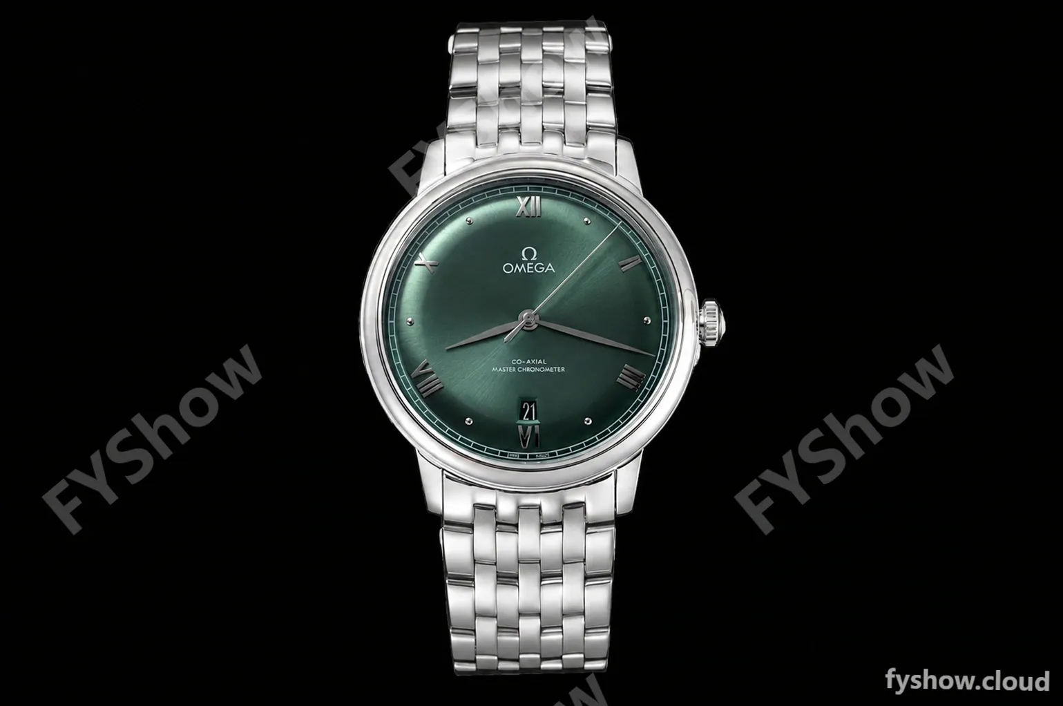 Omega - De Ville Prestige 40mm SS/SS Green BLSF A8800