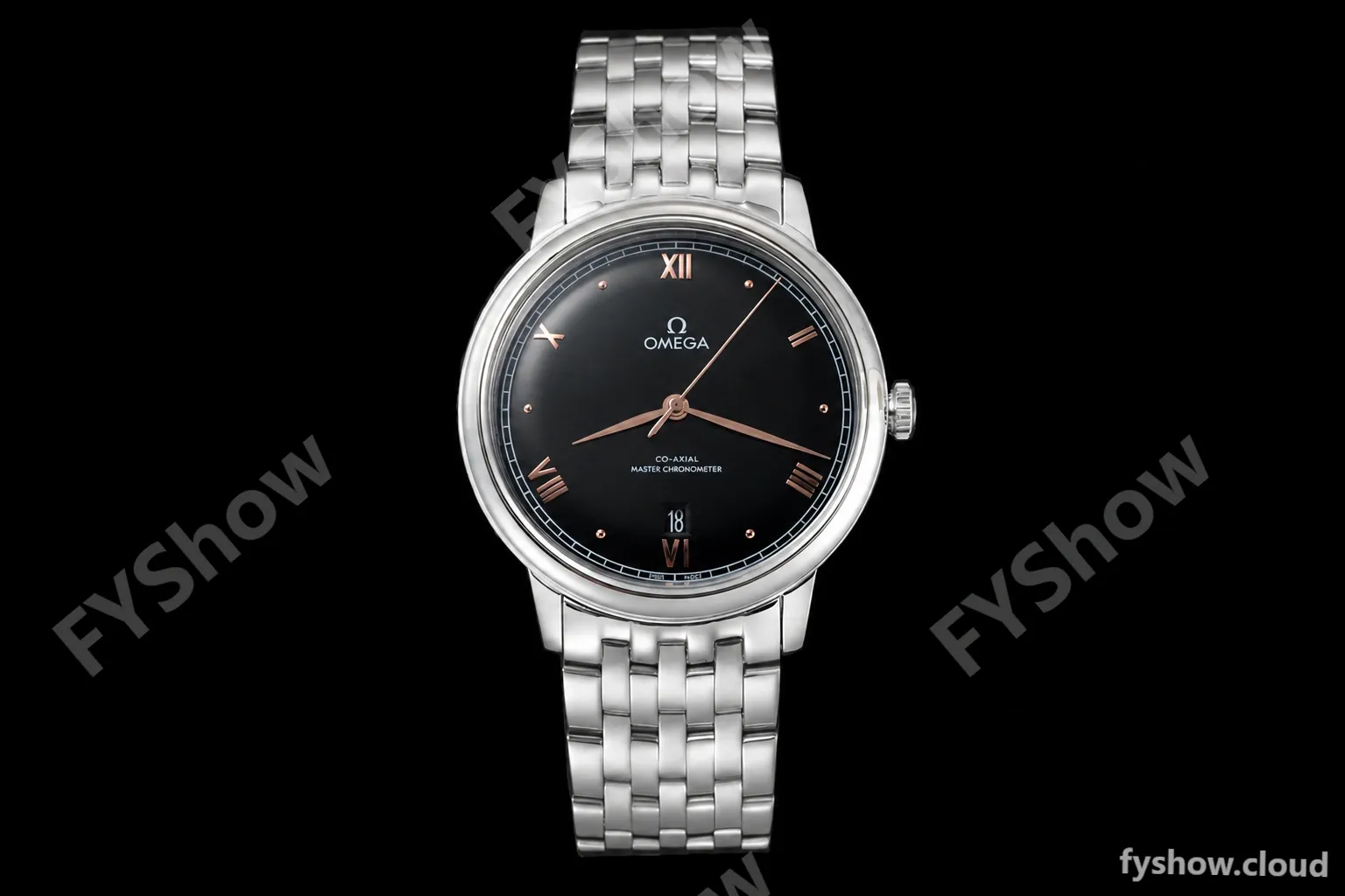 Omega - De Ville Prestige 40mm SS/SS Black BLSF A8800