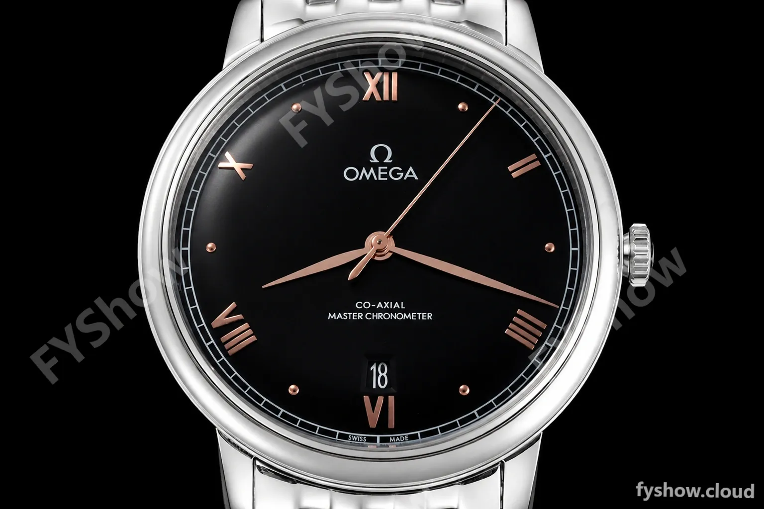 Omega - De Ville Prestige 40mm SS/SS Black BLSF A8800 - Image 2