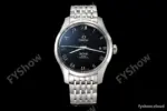 Omega - De Ville Mens Co-Axial 41mm SS/SS Black Roman VSF A8500
