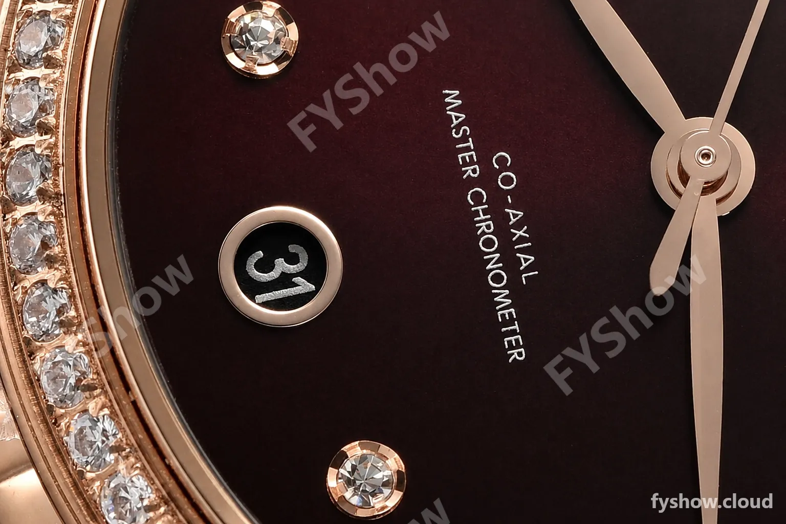 Omega - De Ville Prestige Ladies 34mm RG/RG Dia/Rmn Brown VSF A8800 - Image 31